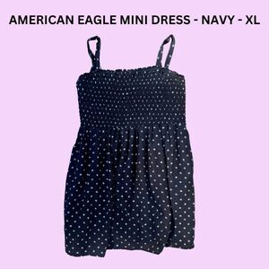 AMERICAN EAGLE MINI DRESS - NAVY - XL